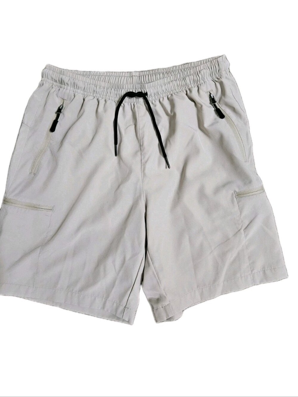 Santiny Women's Quick Dry Beige Athletic Shorts Size Medium
